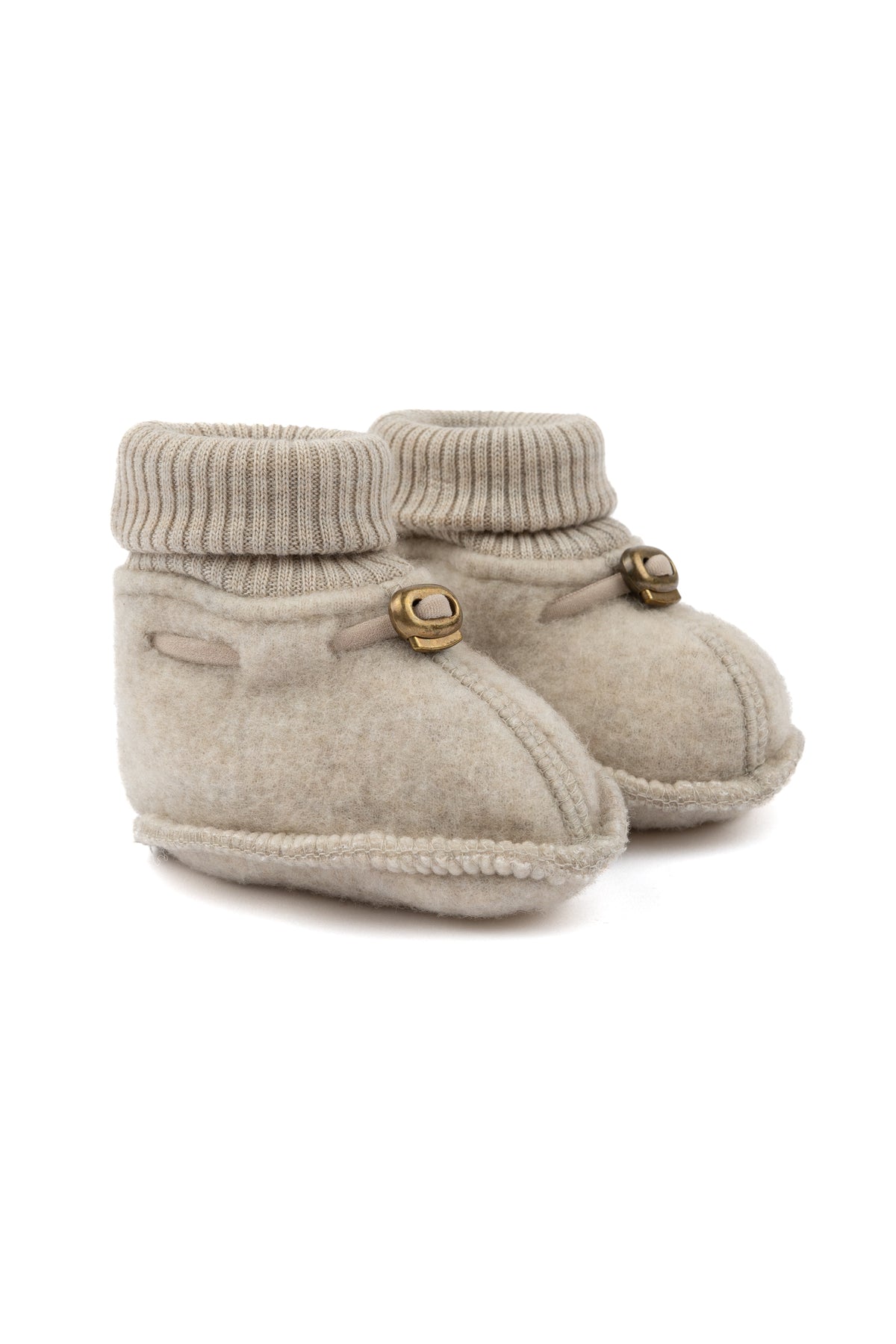 Wool Footies Off White Melange, Mikk Line