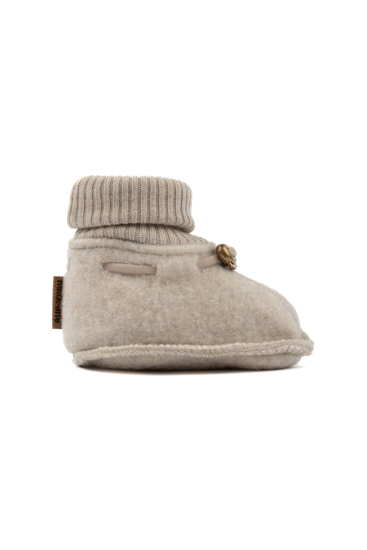 Wool Footies Off White Melange, Mikk Line