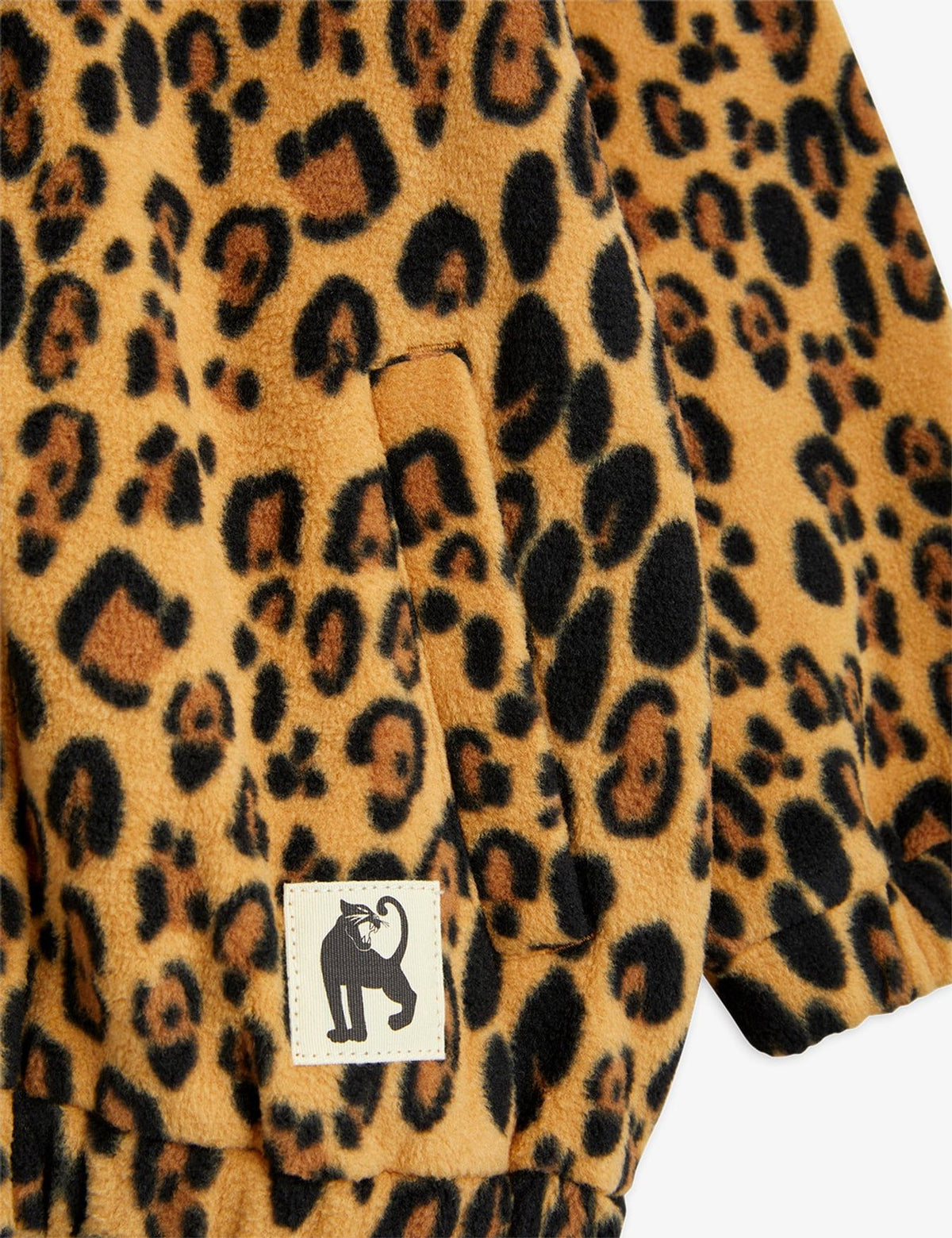 Leopard fleece jacket,Mini Rodini