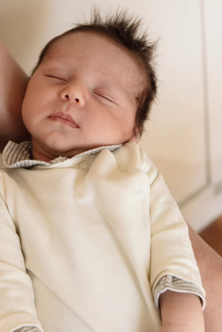 Baby suit Cream, Gray Label