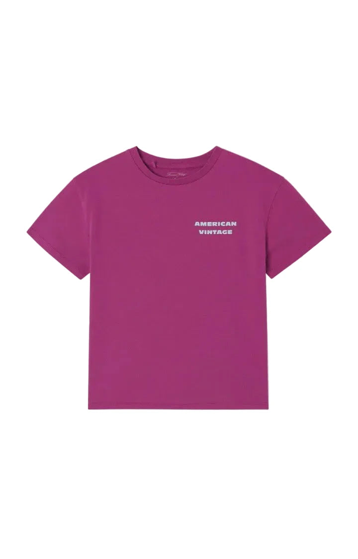 T- shirt fizvalley Raisin Vintage, American Vintage