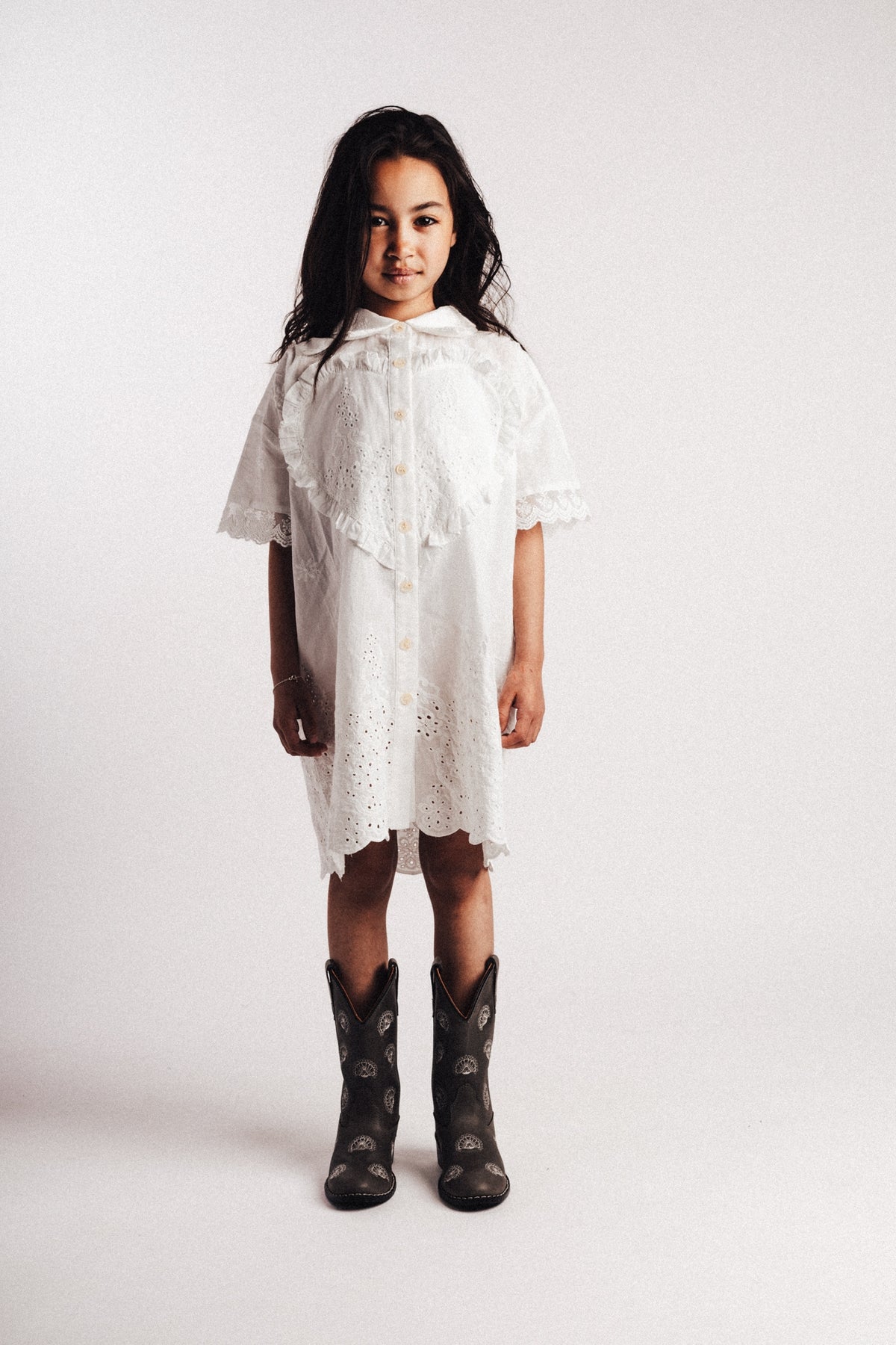 Blouse dress Lous Off-white, Baje Studio