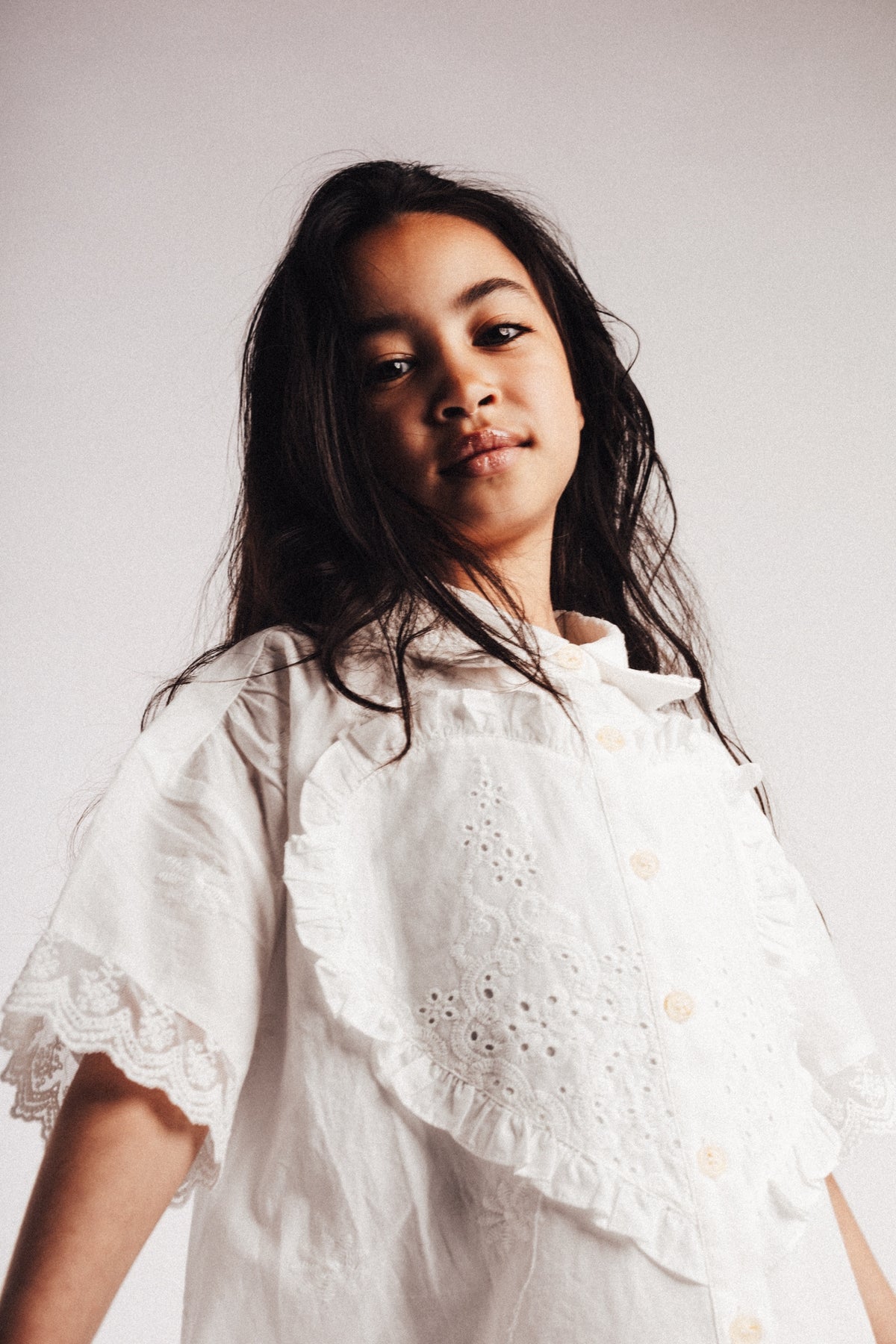 Blouse dress Lous Off-white, Baje Studio