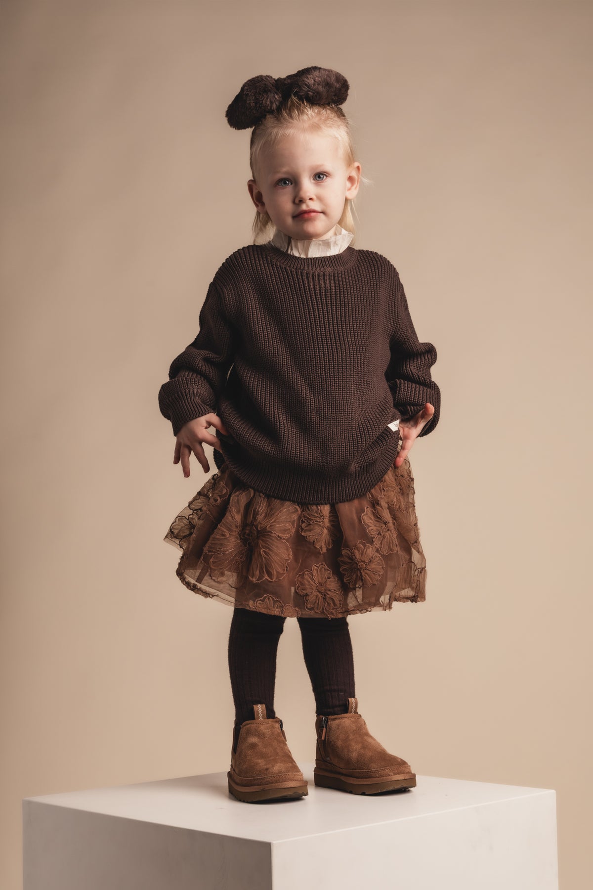 Skirt Salli Copper Brown, Baje Studio