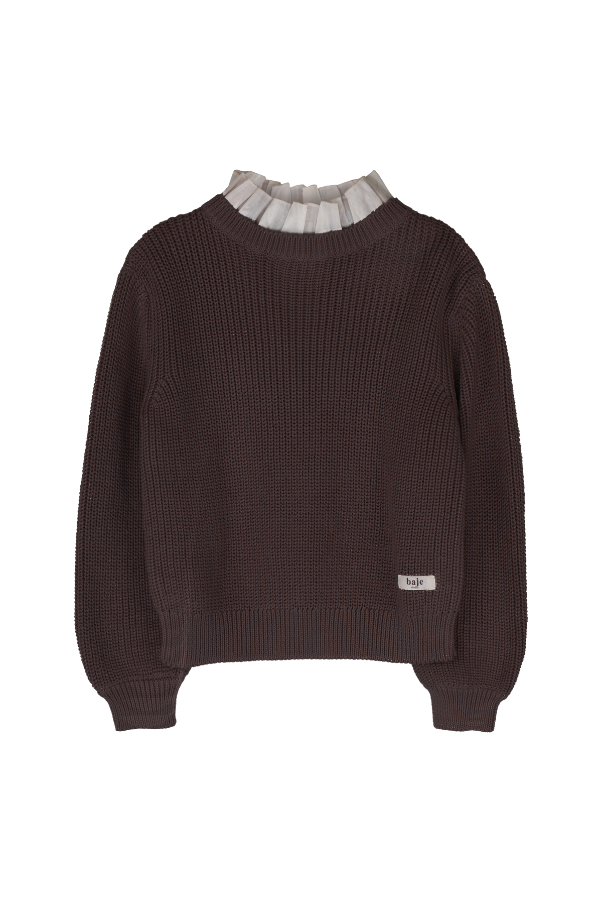 Knitted sweater Mai Brown Choco, Baje Studio