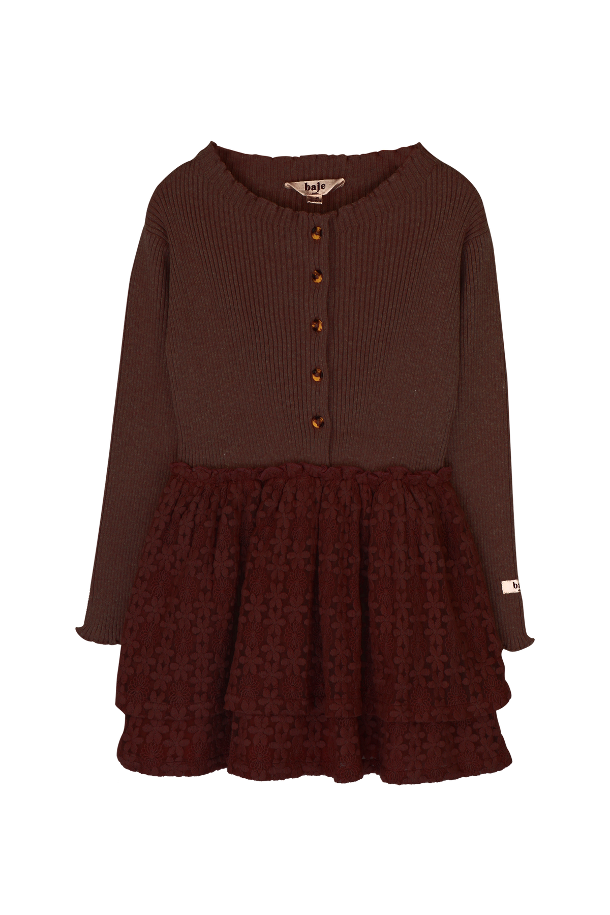 Dress Nysha Brown Choco, Baje Studio