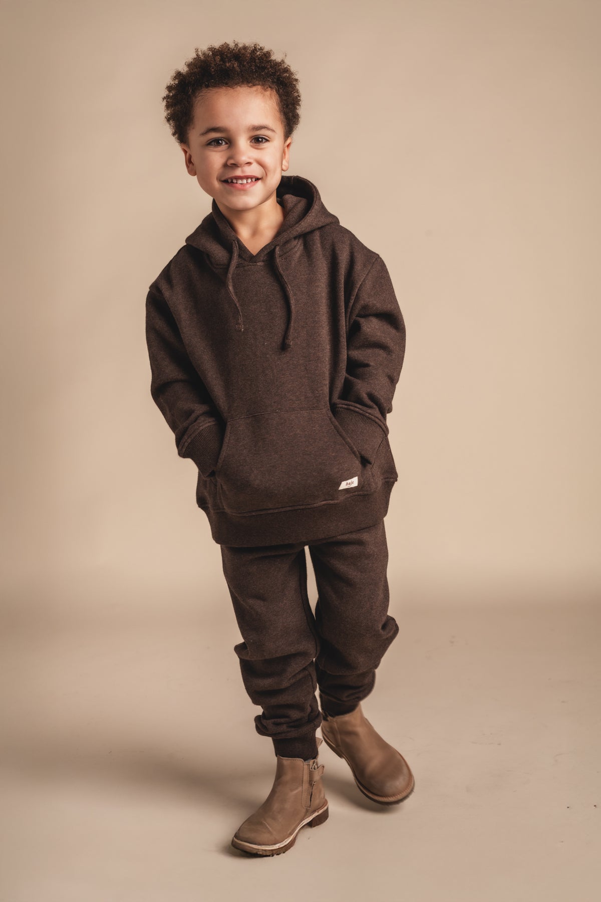 Hoodie Moose Brown Choco, Baje Studio