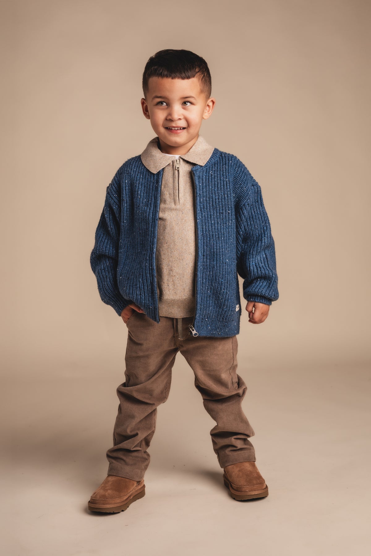 Polo trui Fez Taupe, Baje Studio