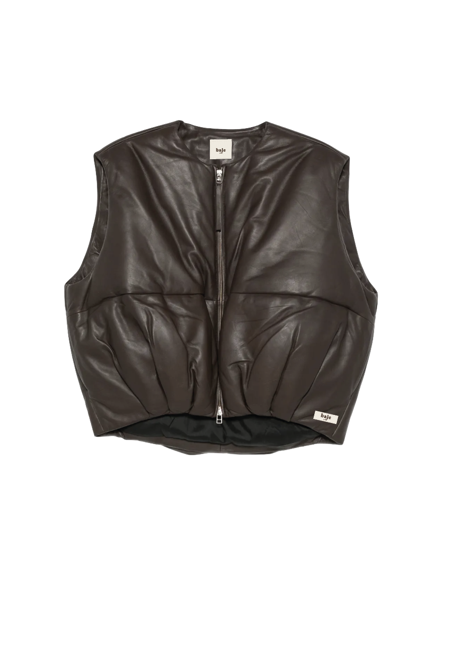 Bodywarmer Myel Brown Choco, Baje Studio