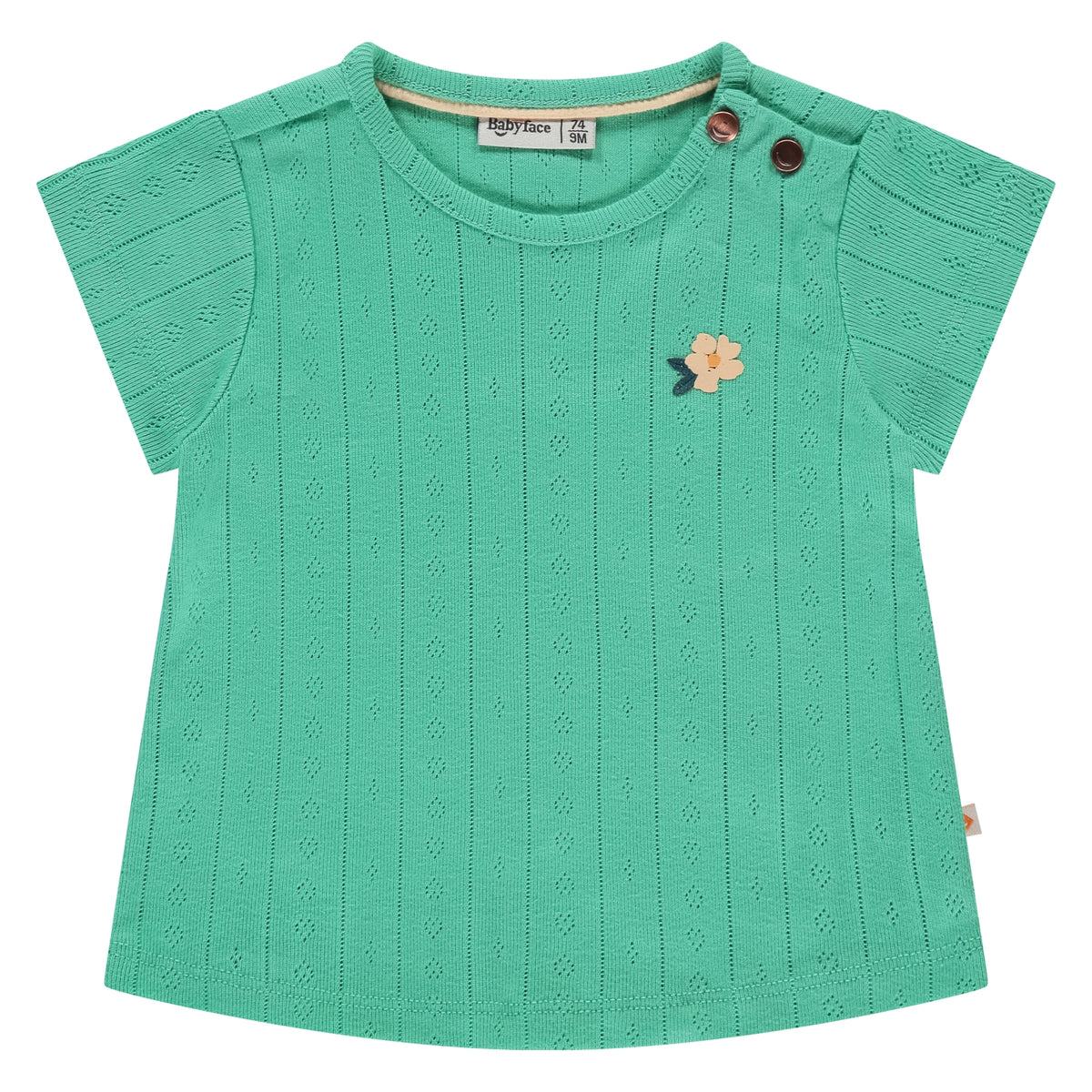Girls T-shirt seafoam, Babyface