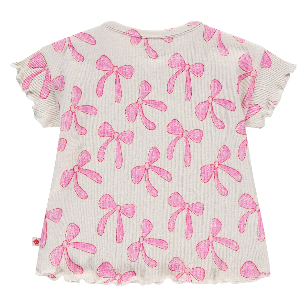 baby girls T-shirt short sleeve Ivory, Babyface