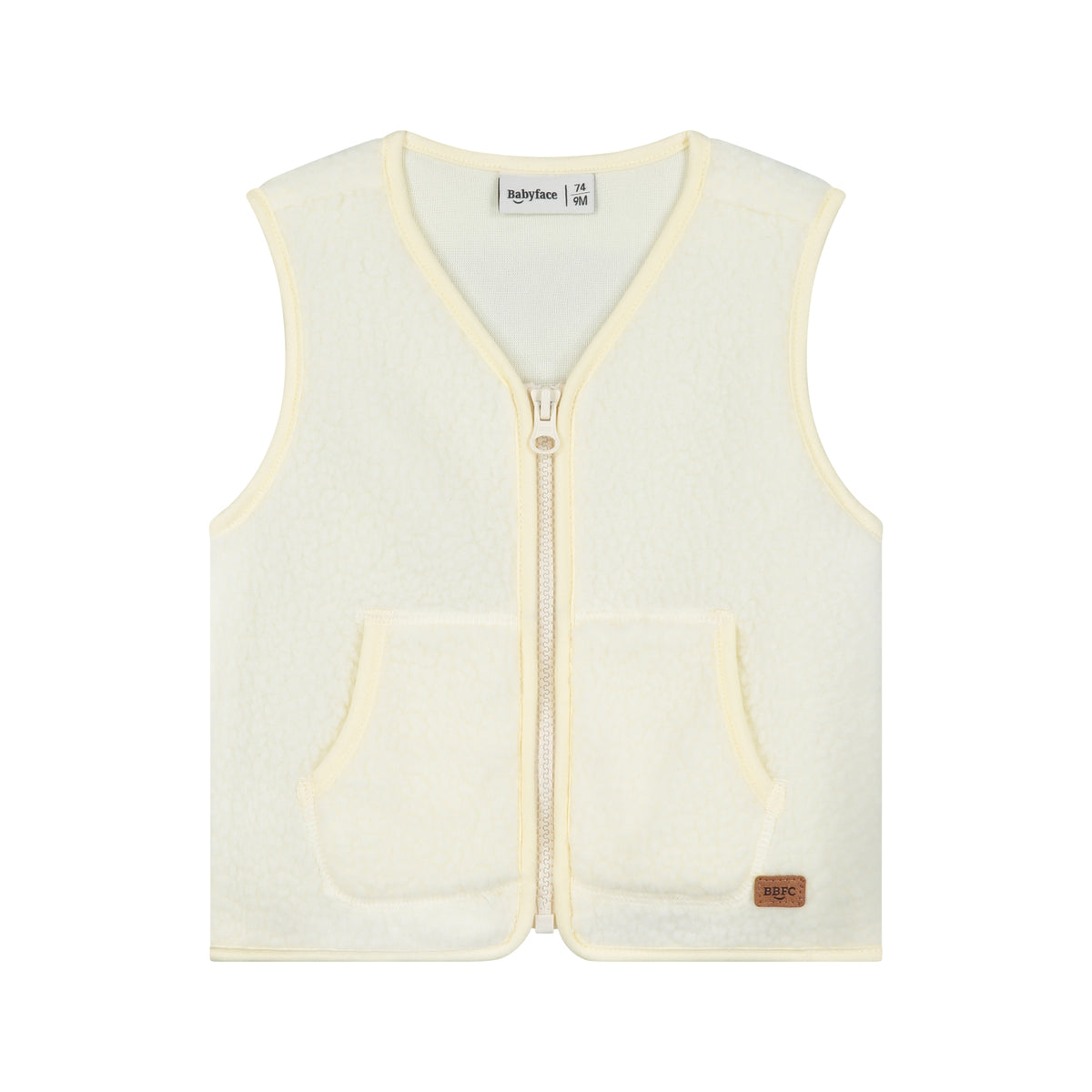 baby boys sleeveless cardigan Pebble, Babyface