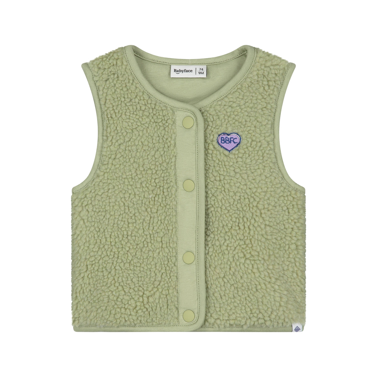 baby girls teddy gilet Mint, Babyface