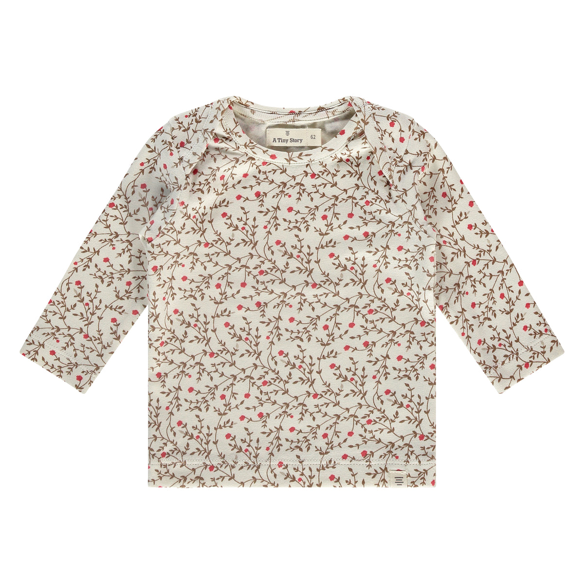 Baby longsleeve Flowers creme, A tiny story