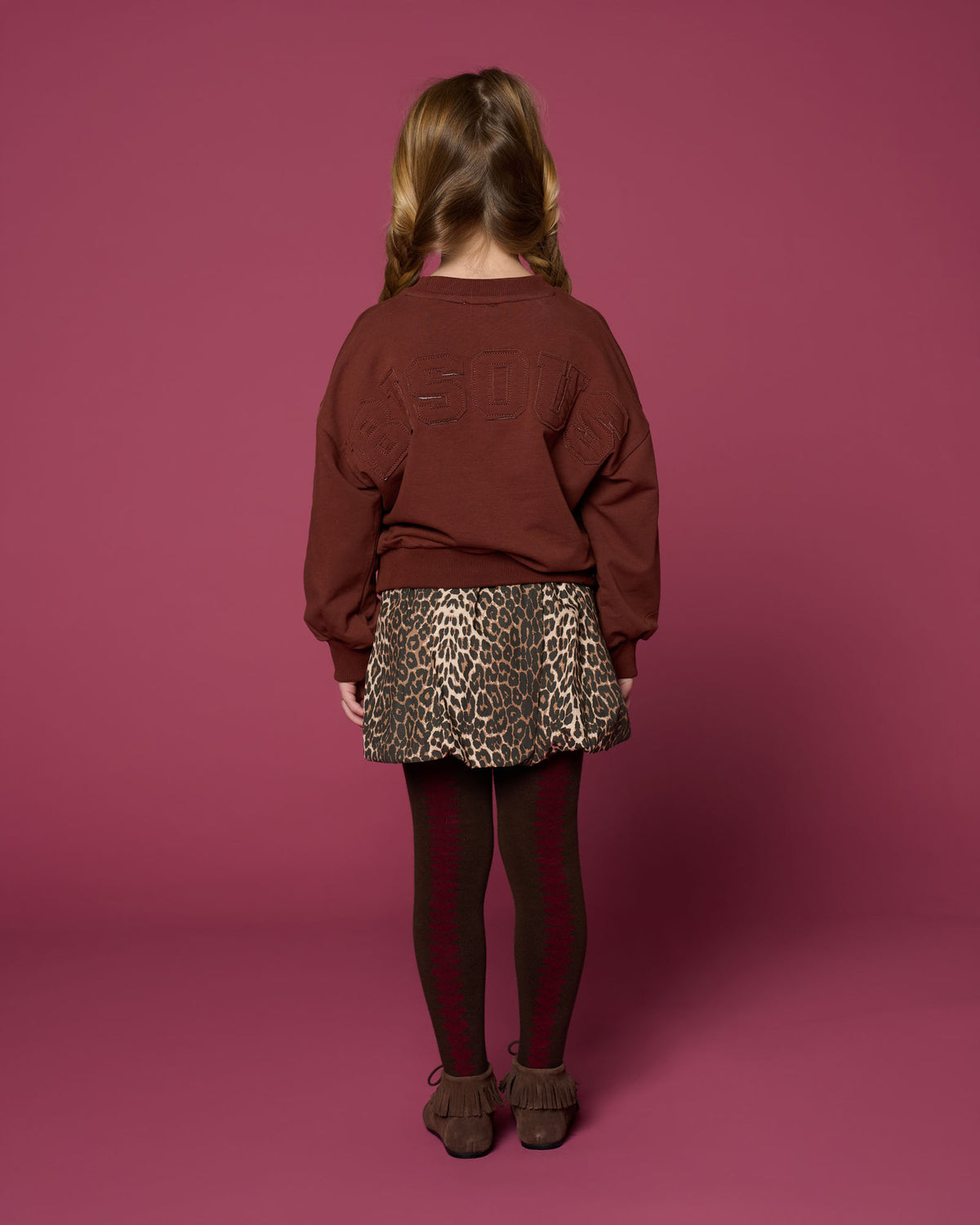 Ballon Skirt | Leopard AOP, Petit Blush