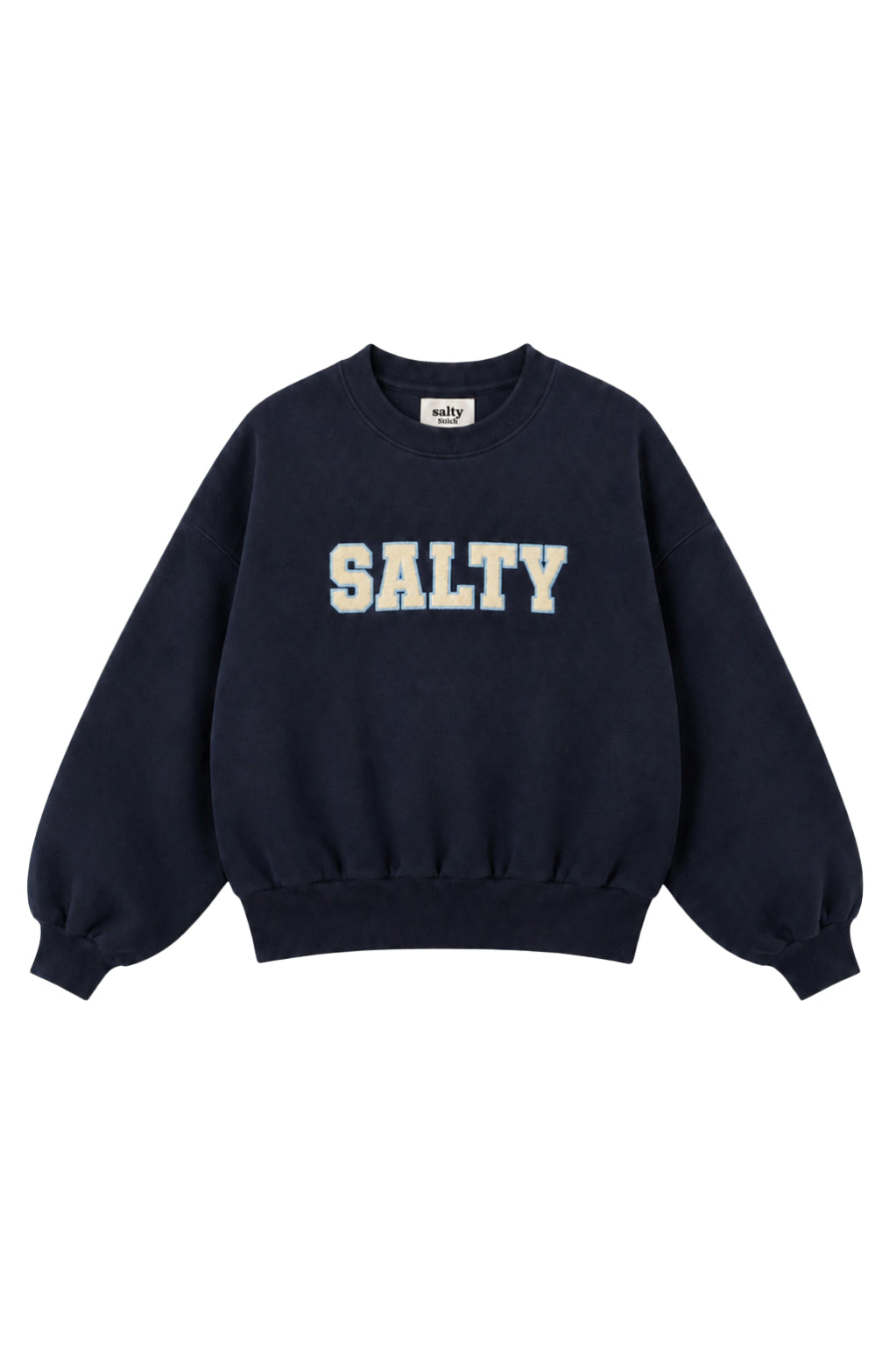Salty Sweater Navy, Salty Stitch