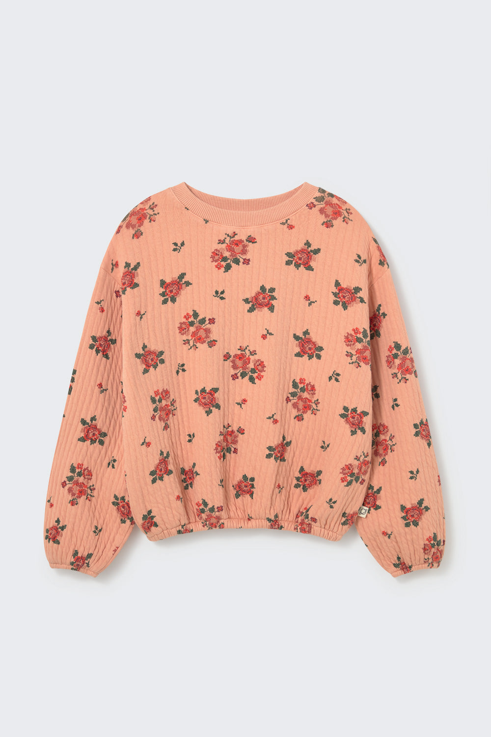 Sweater celia quilted floral, Cozmo