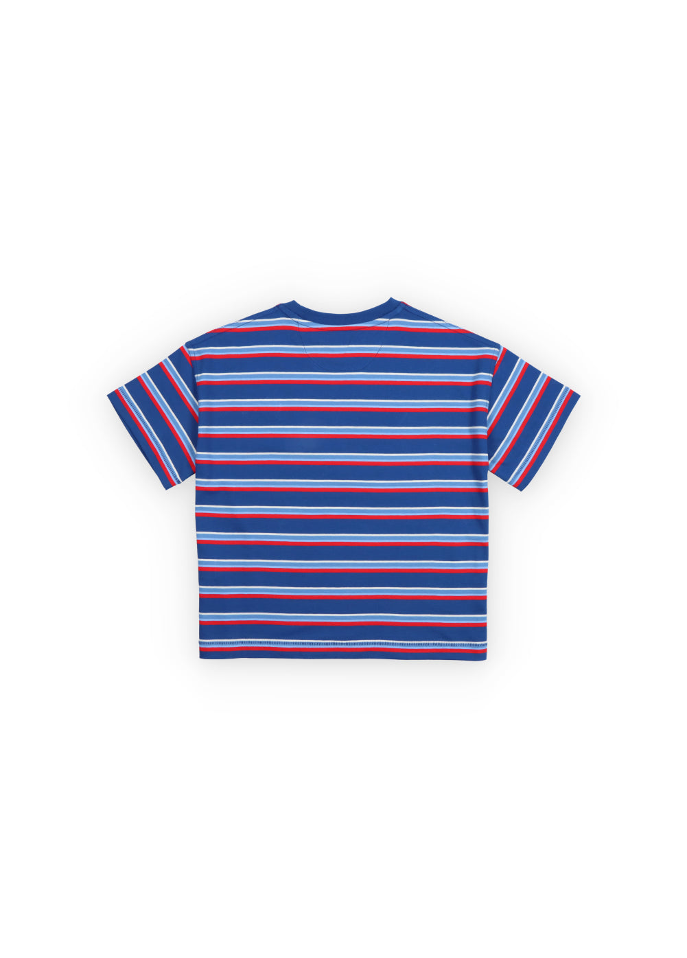 Ciclan T-shirt Deep Sea Blue stripes , The New Society
