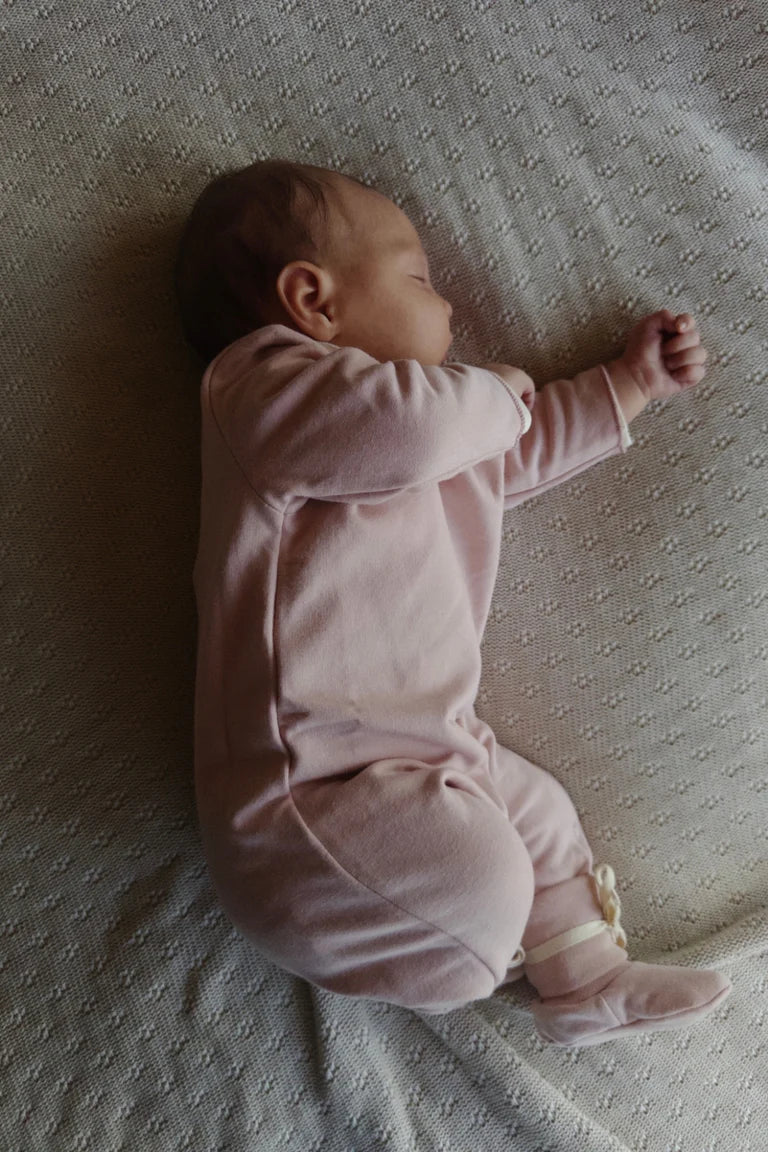 Baby suit Faded Pink,  Gray Label