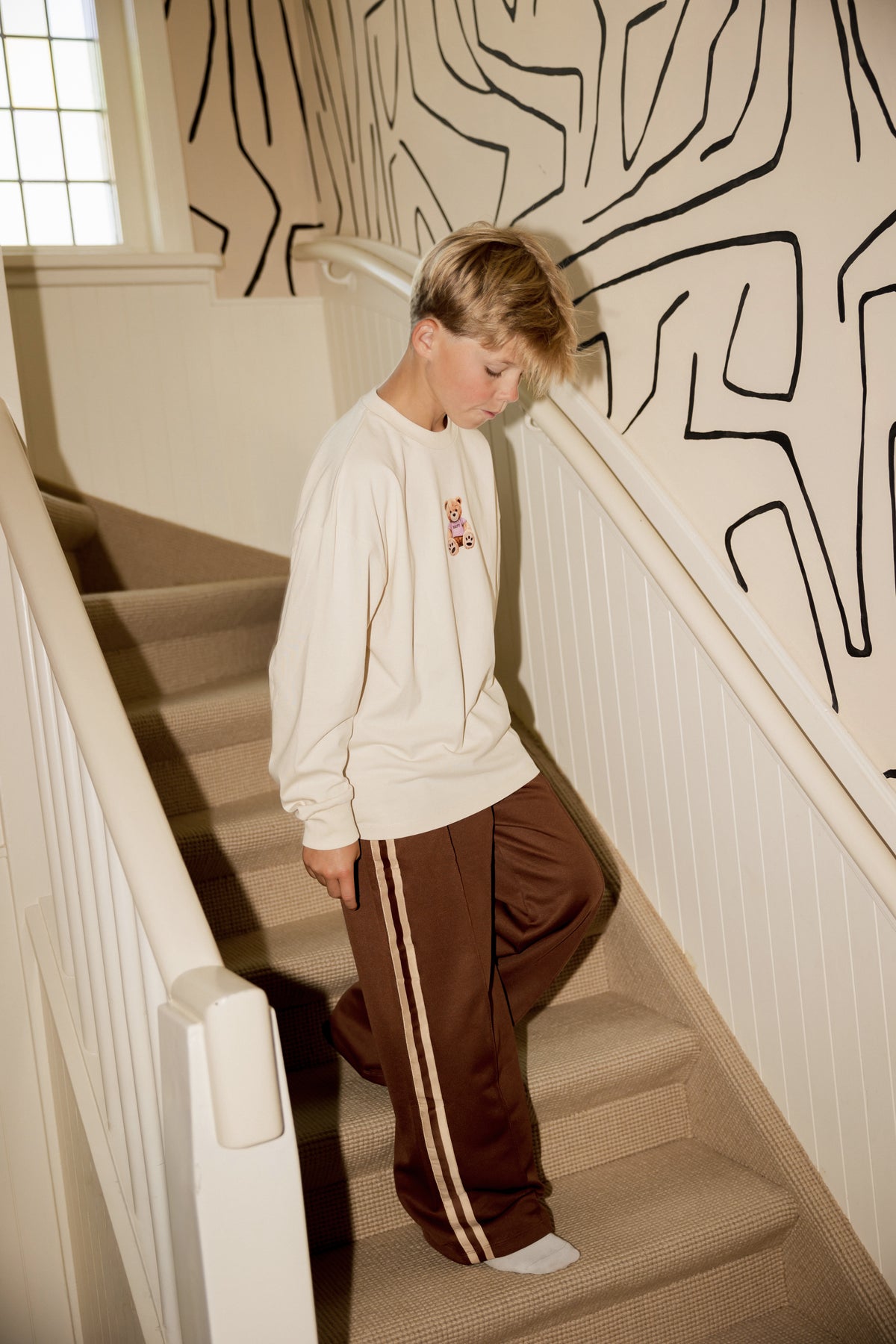 Salty Trackpants brown, Salty Stitch