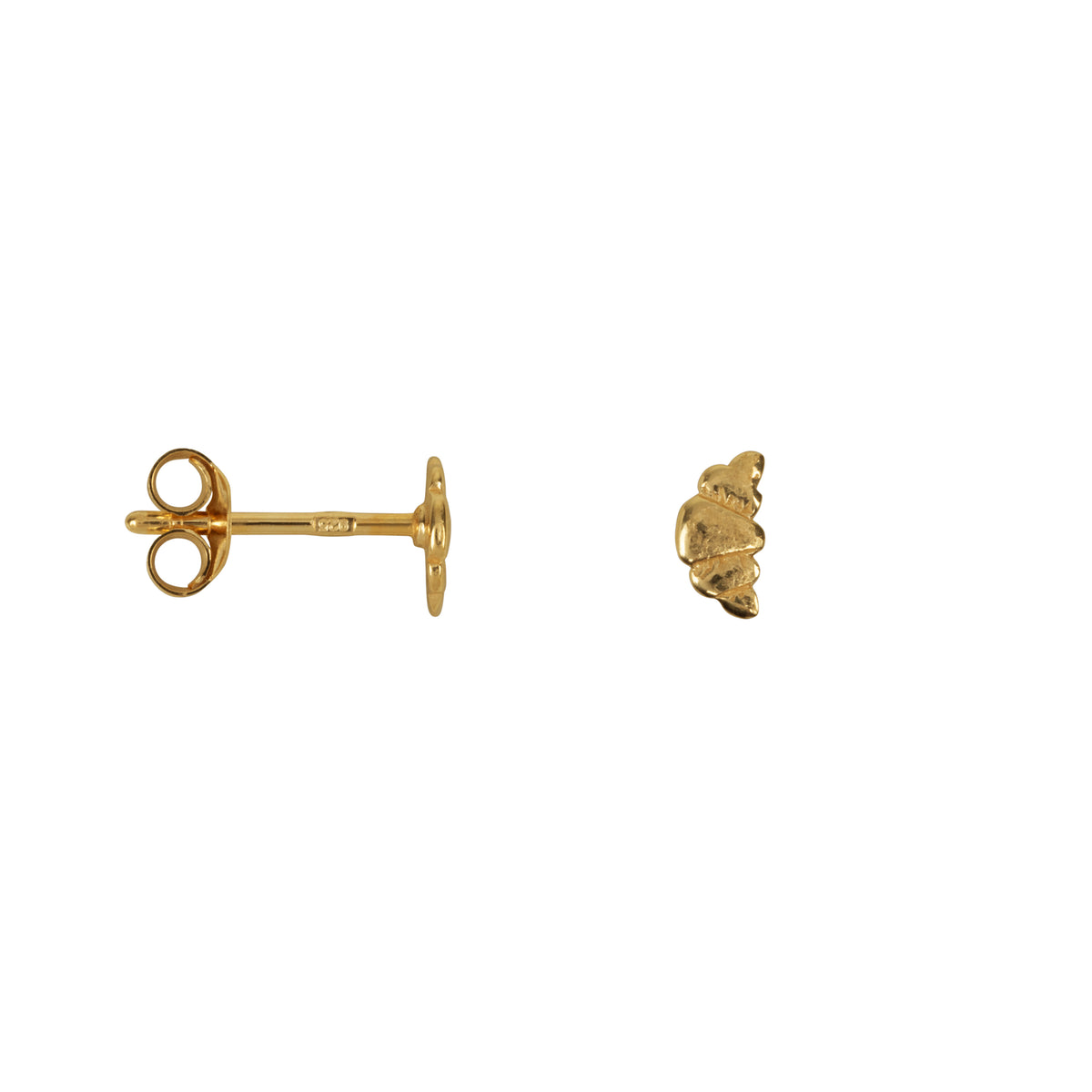 Croissant Stud Earring Gold, Bibi & Camille