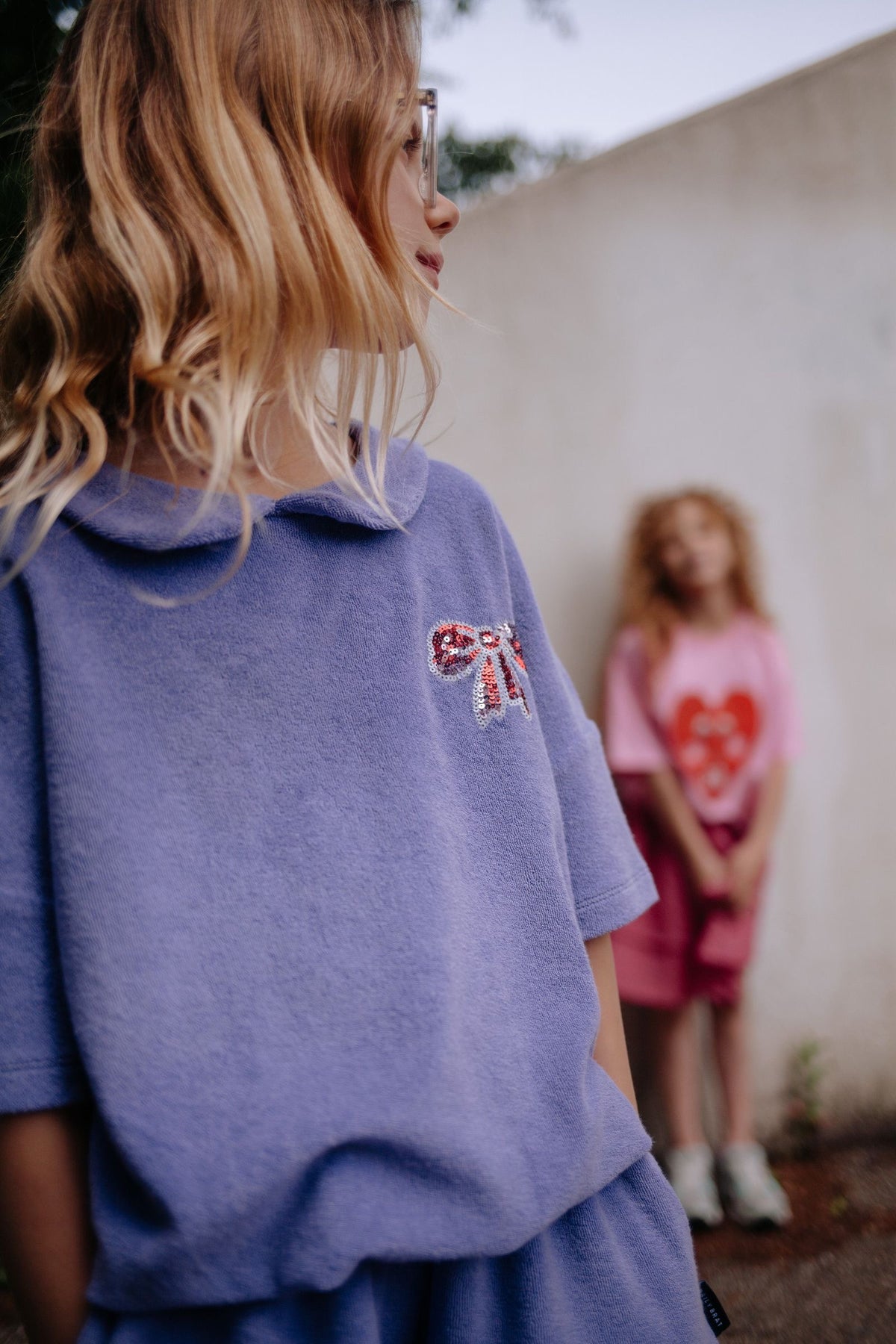 Suze bow top paisley Purple, Daily Brat