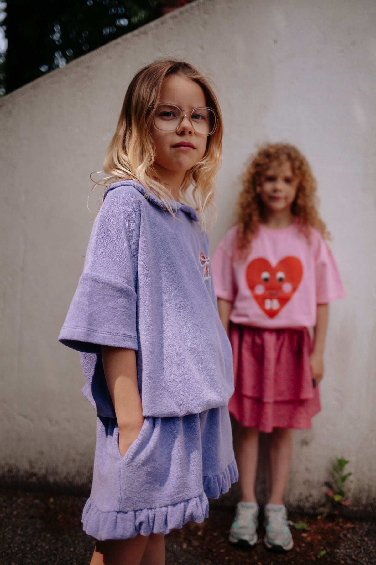 Suze bow top paisley Purple, Daily Brat