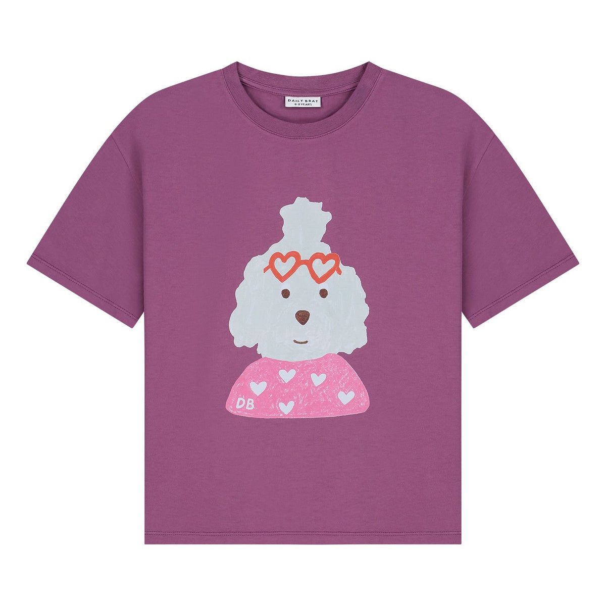 Mary puppins t-shirt plum, Daily Brat