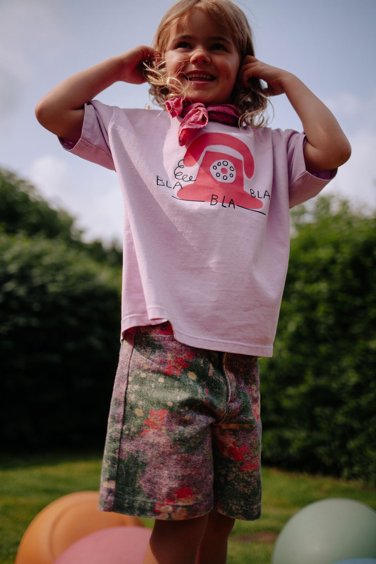 Bla Bla T-shirt sunny violet, Daily Brat