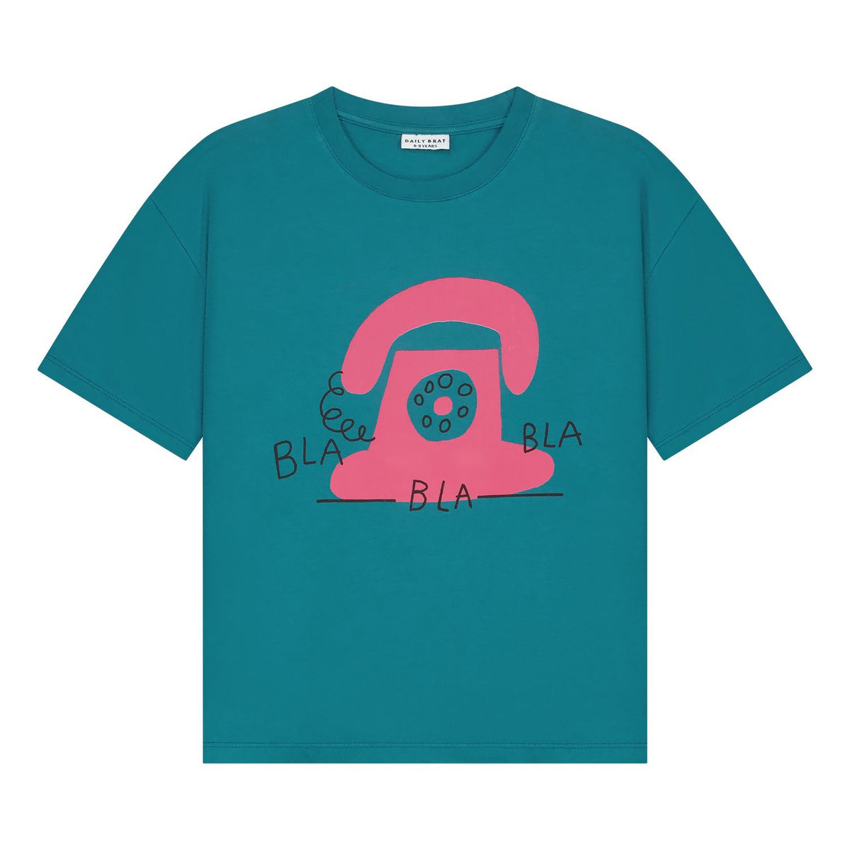 Bla Bla T-shirt Teal, Daily Brat