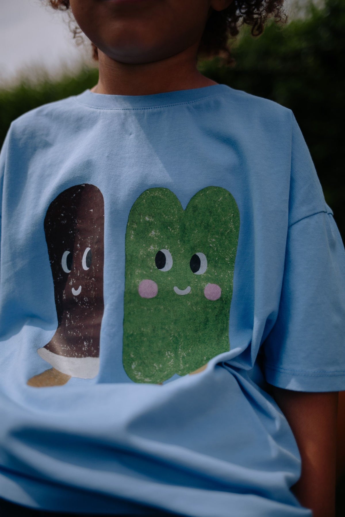 Ice cream cube t-shirt blue Daily Brat