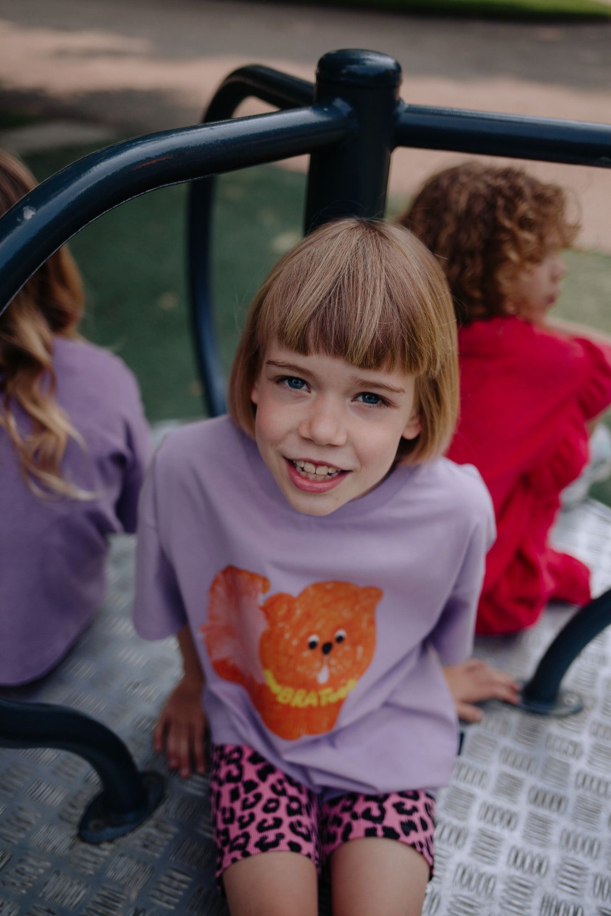 Waffles T-shirt Lilavender, Daily Brat