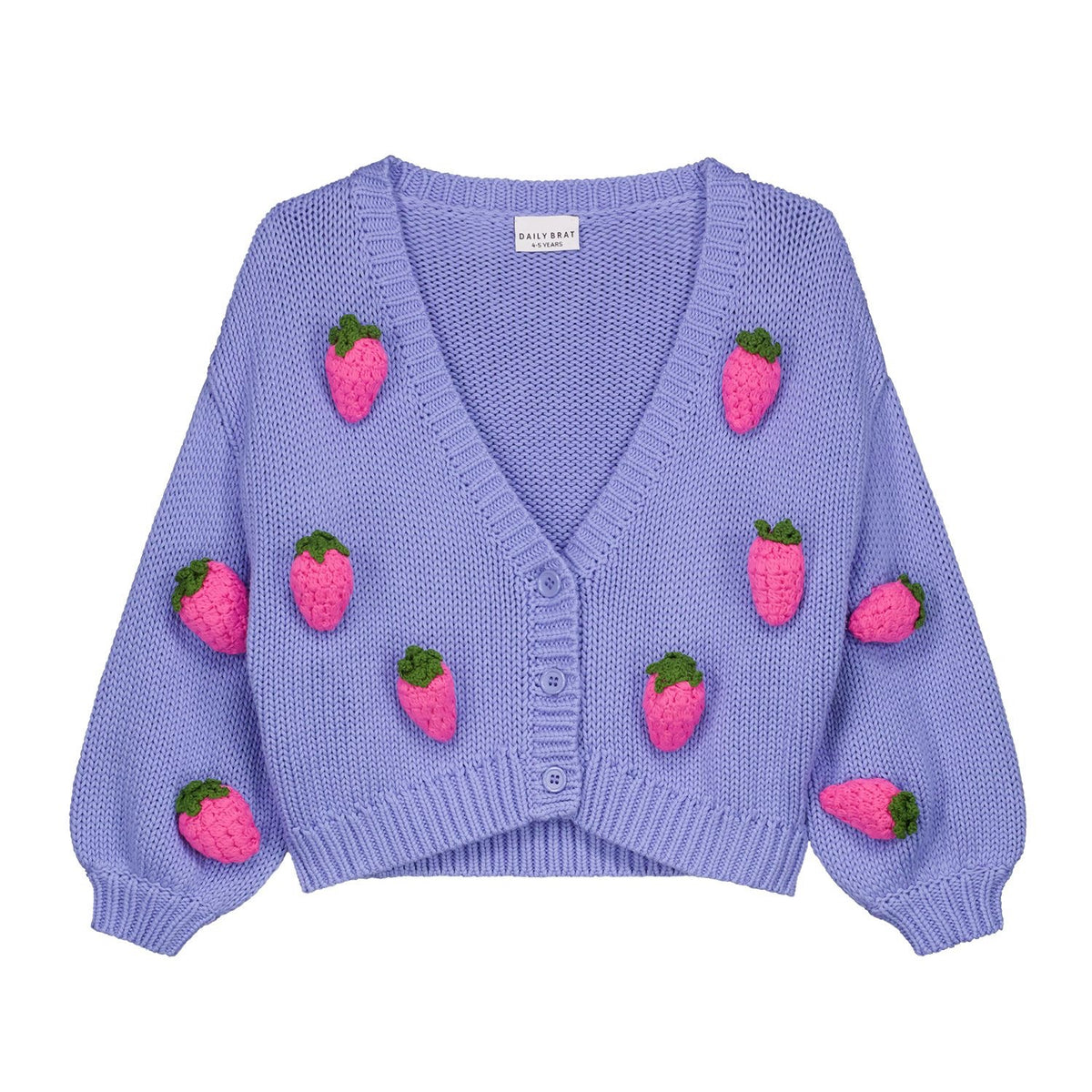 Pink berry knitted cardigan, Daily Brat