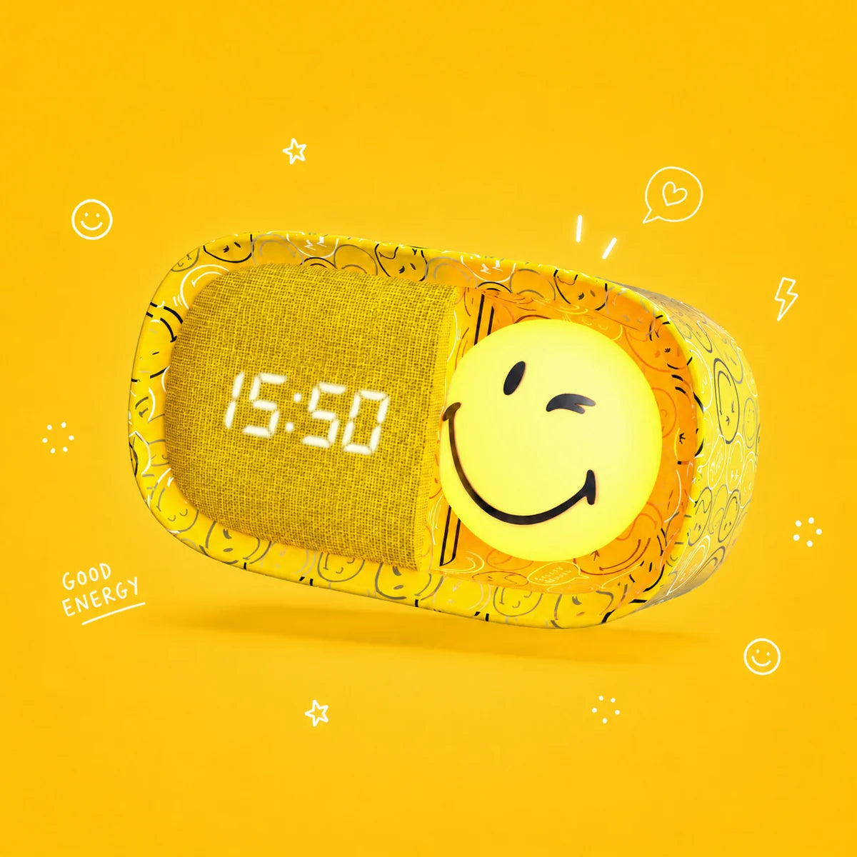 Dreamy Clock Smiley World Geel, MOB