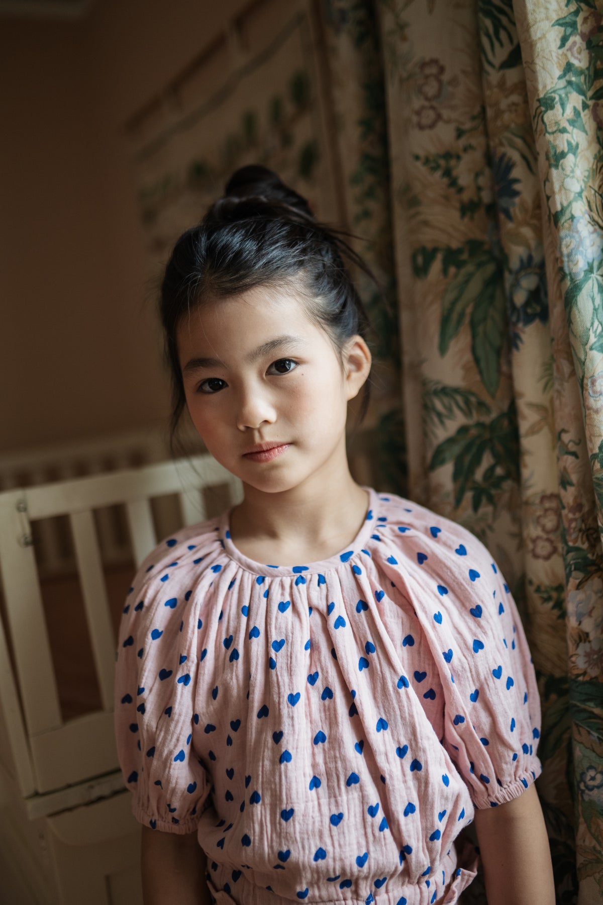 Adele Blouse Candy Hearts, Petit Blush