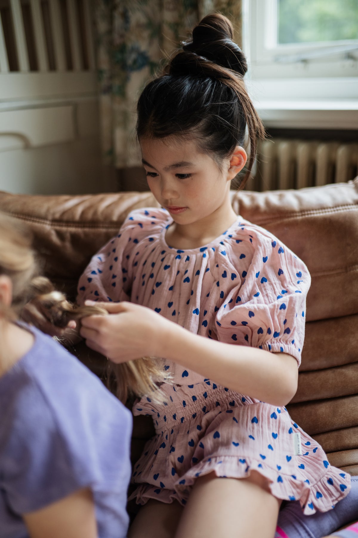 Adele Blouse Candy Hearts, Petit Blush