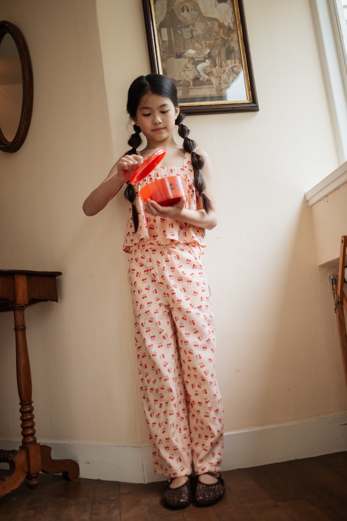 Wide Leg Pants Cherry, Petit Blush