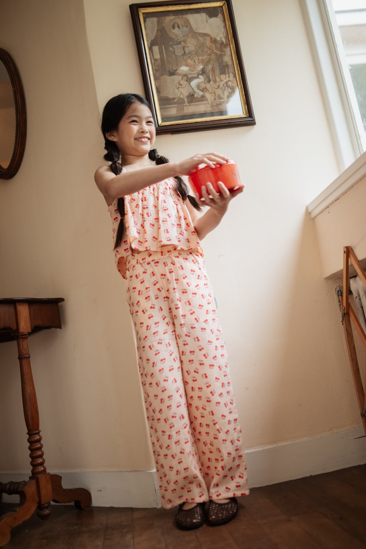 Wide Leg Pants Cherry, Petit Blush