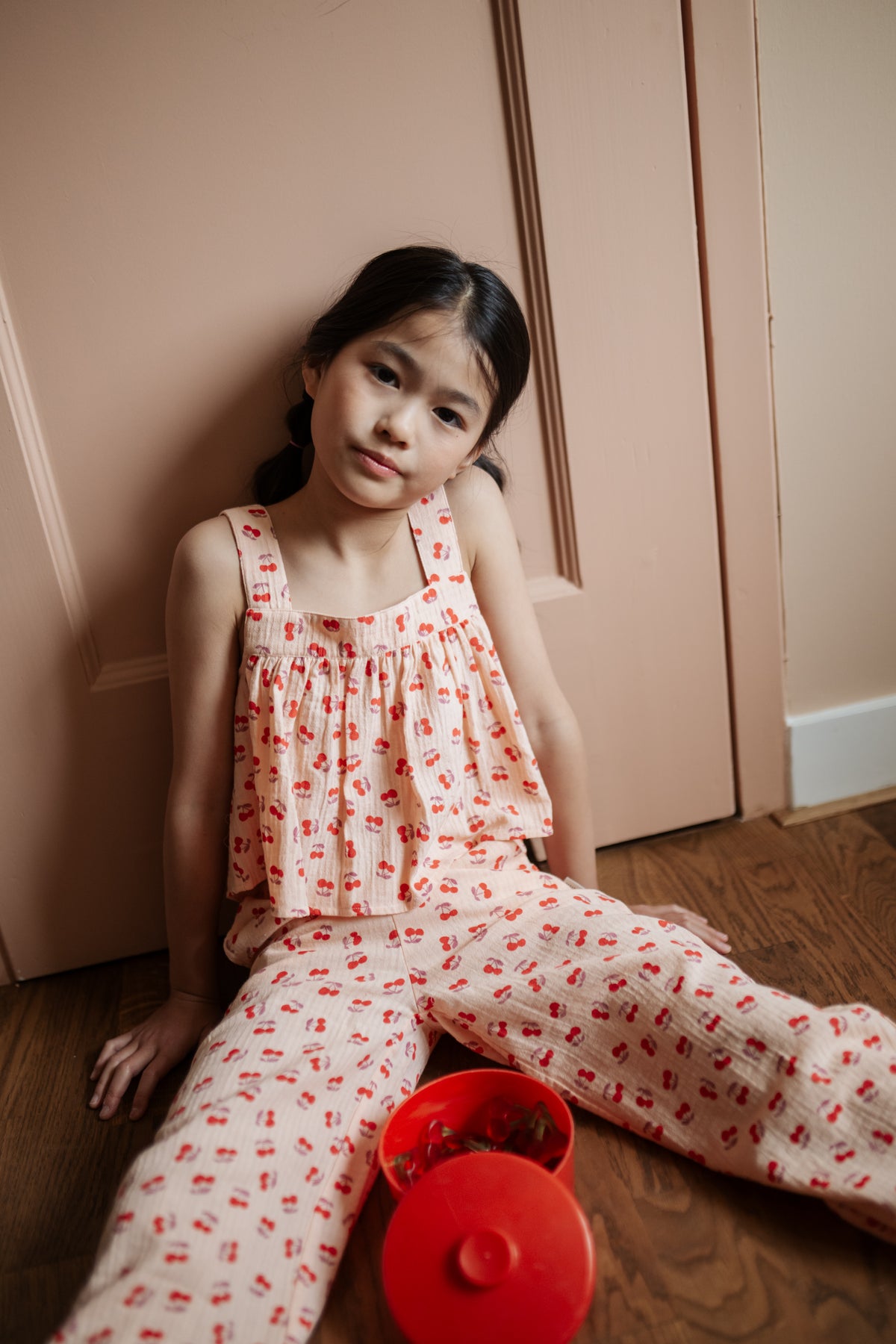 Summer Blouse Cherry, Petit Blush