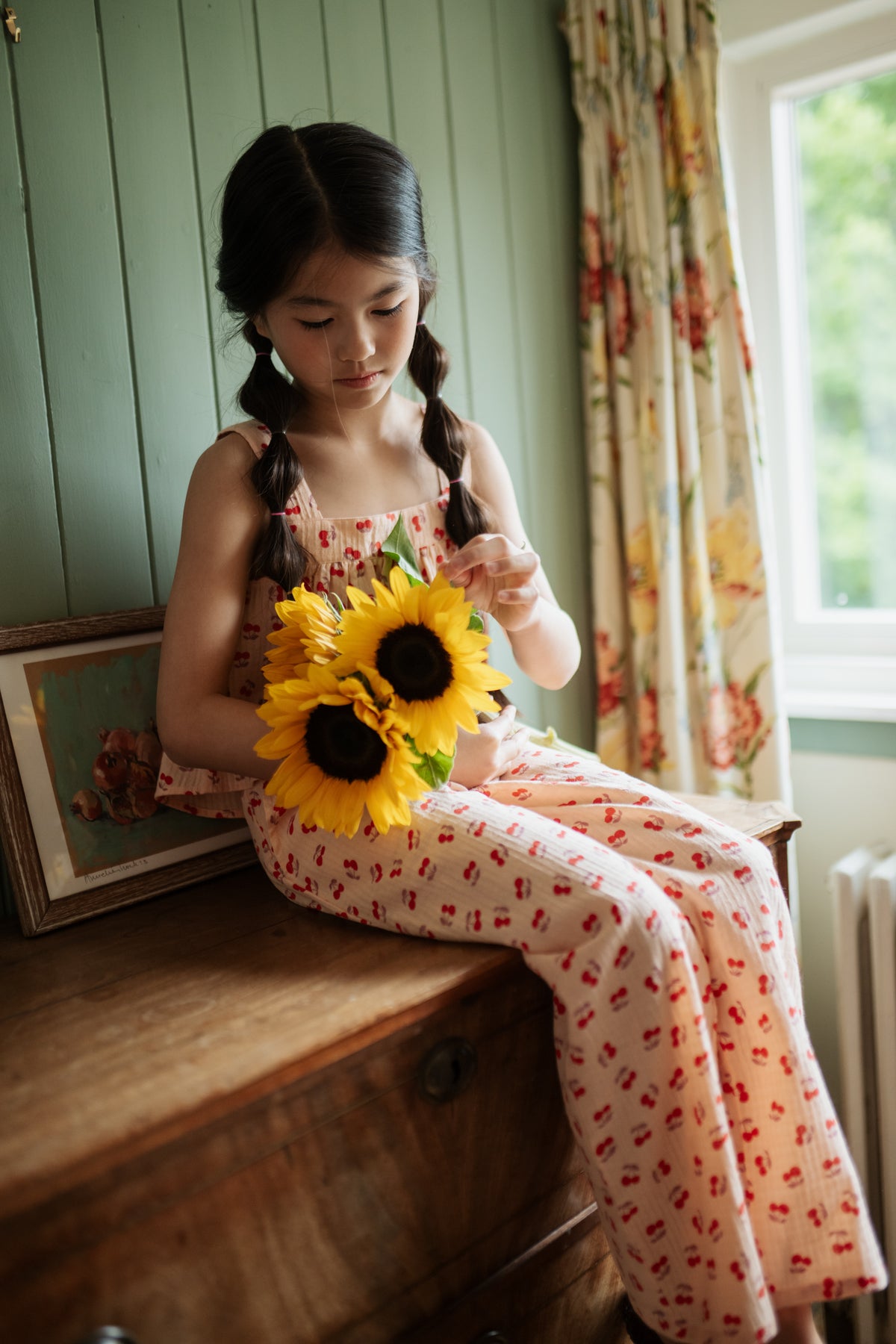 Wide Leg Pants Cherry, Petit Blush