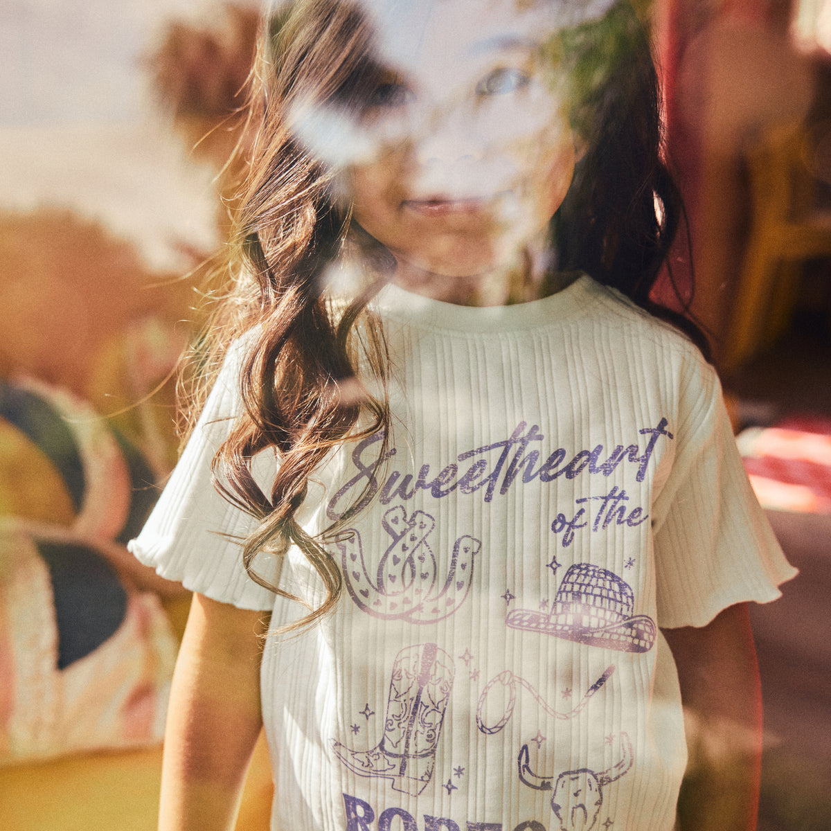 T-shirt artwork Egret, Daily Seven