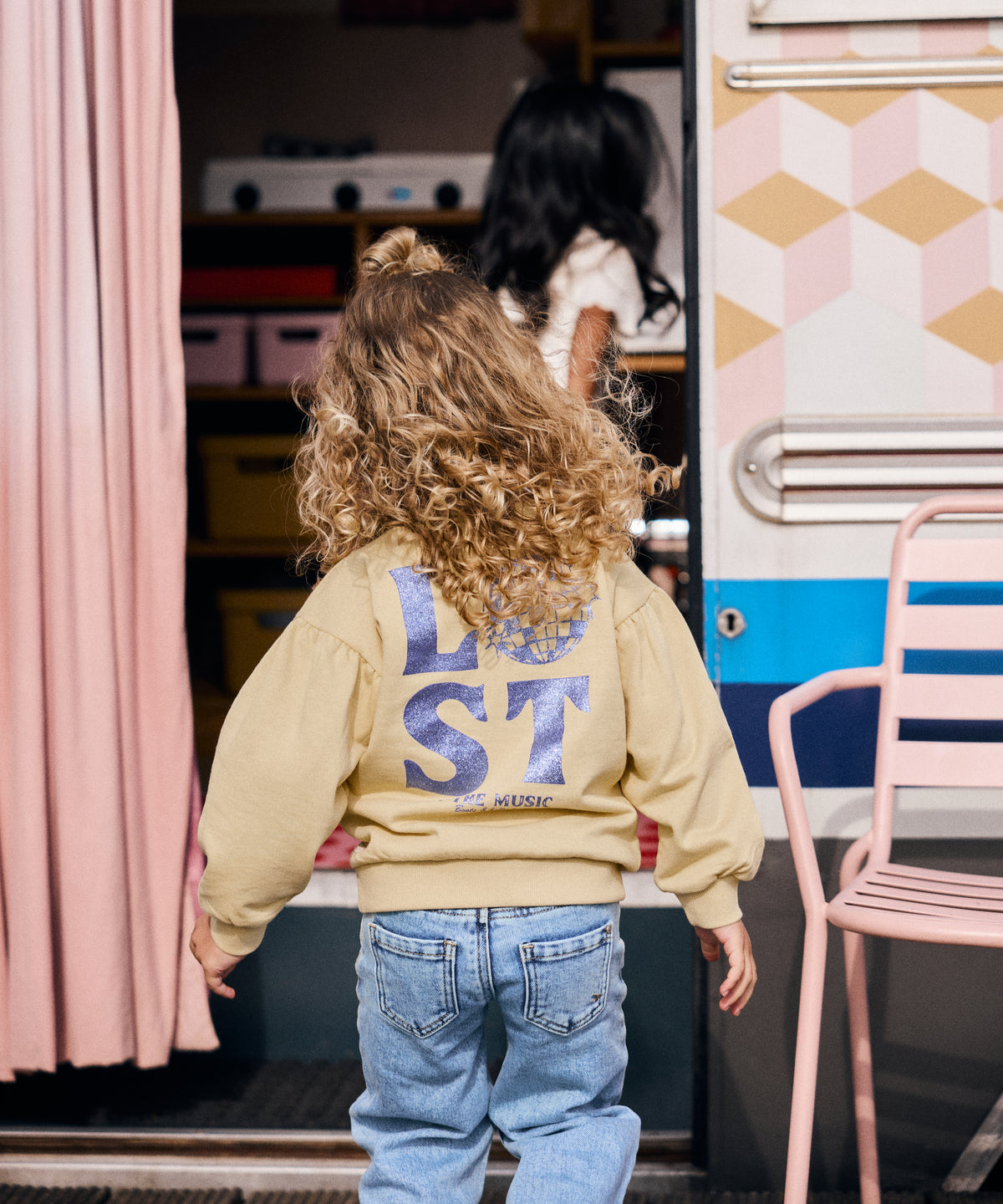 Denim wide fit studs blue, Daily Seven