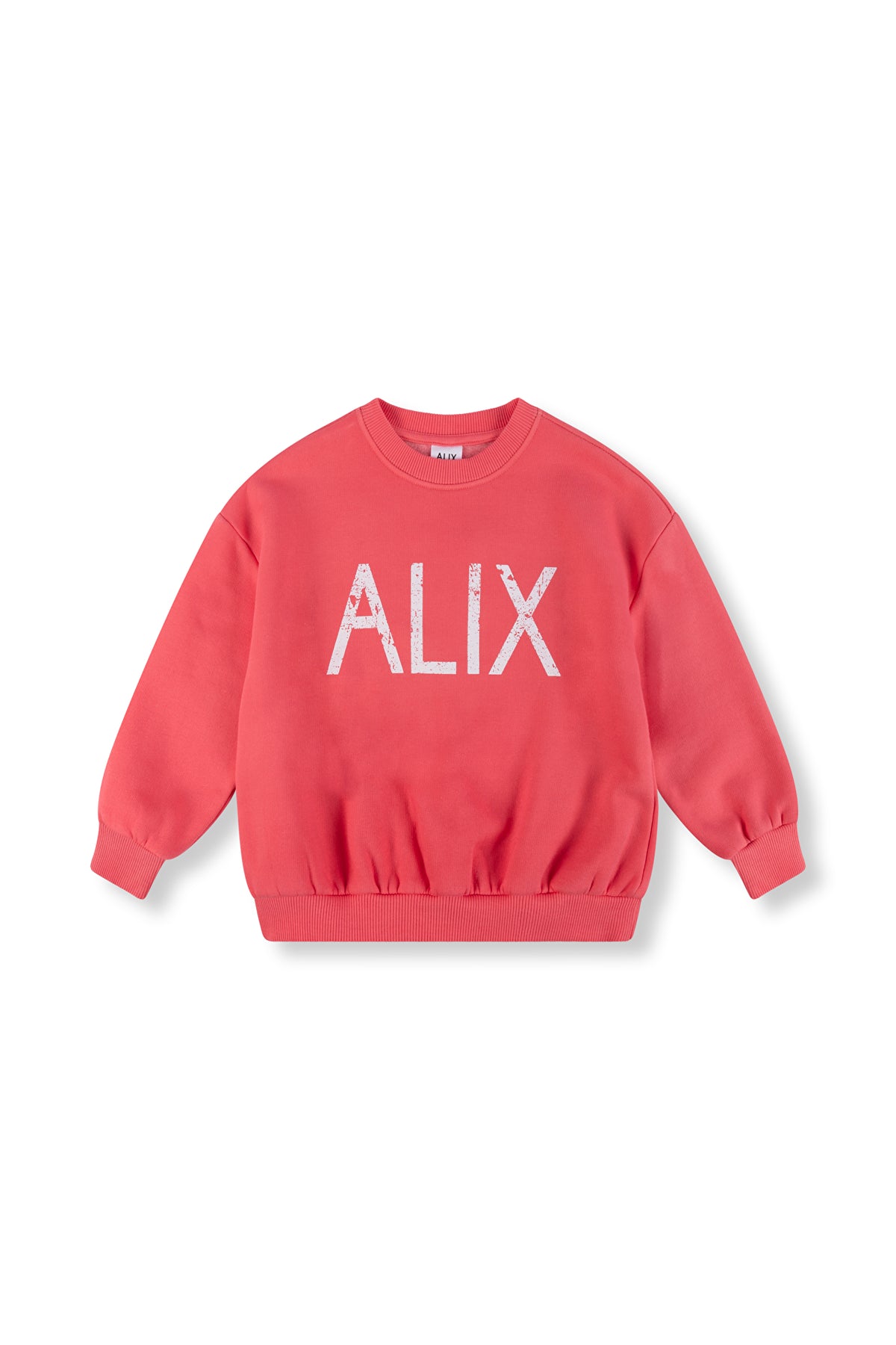 Alix sweater intense coral, Alix the label
