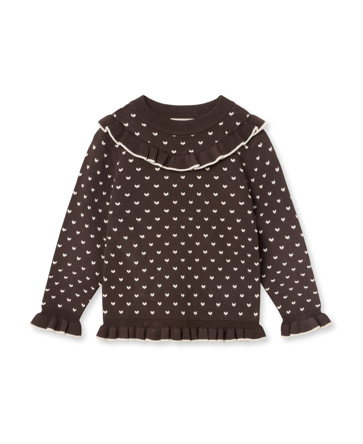 Fame contrast Blouse coffee bean/ sandshell, Fliink