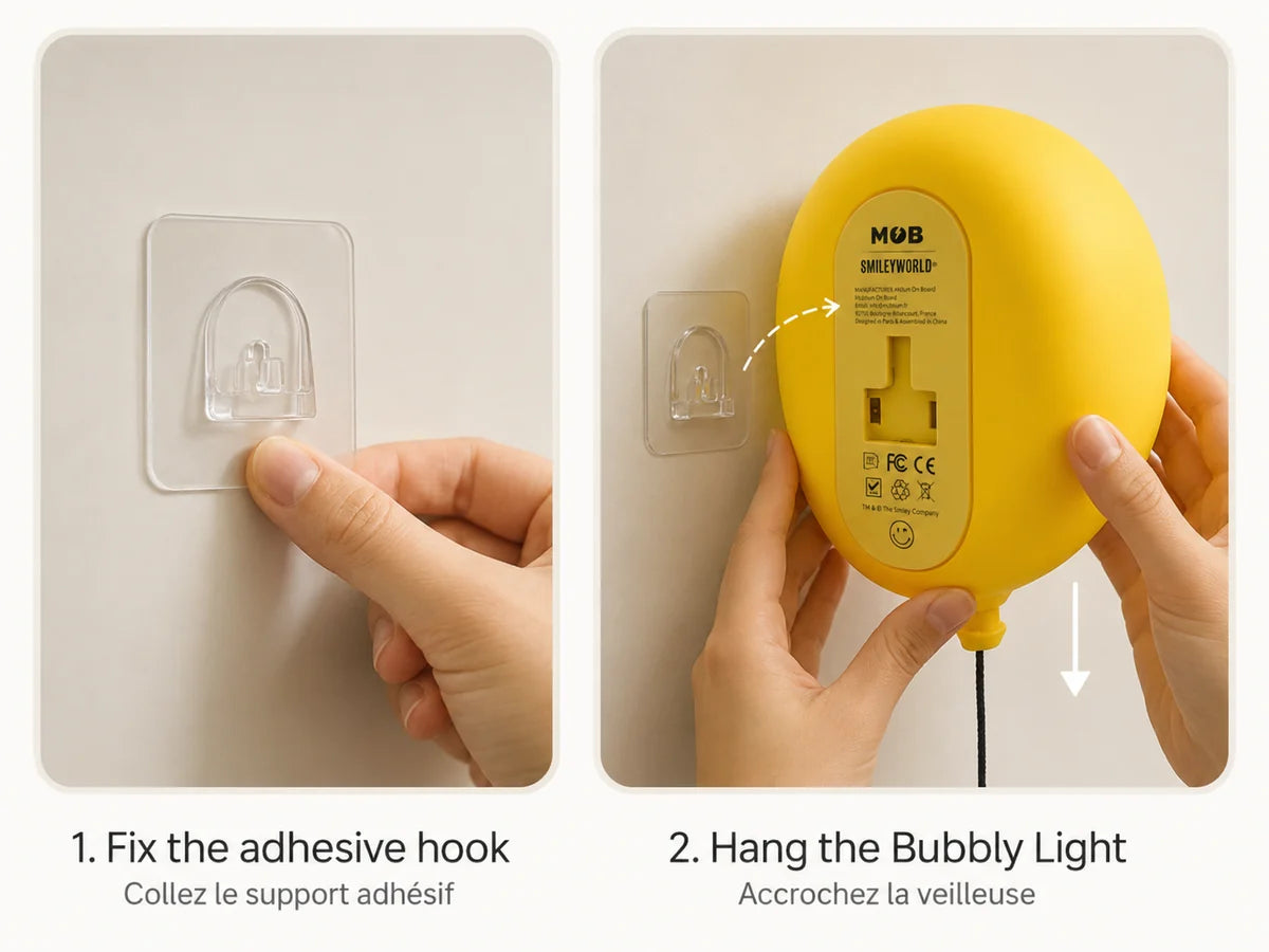 MOB - Bubbly Light - Pink - SMILEY WORLD®