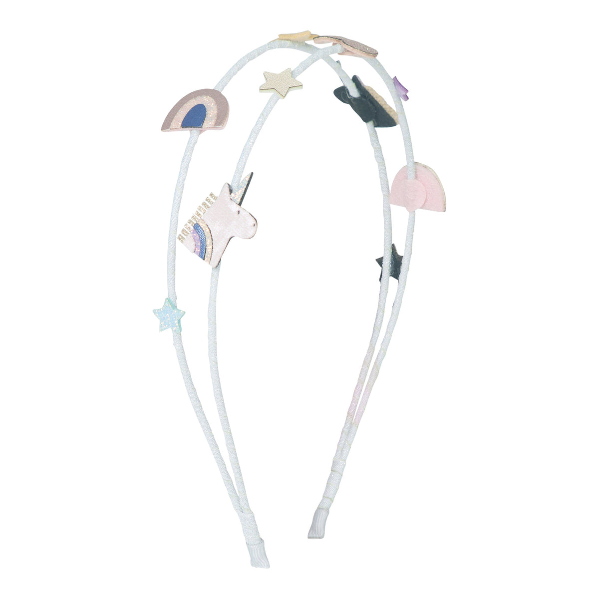 Celeste unicorn double Alice band, Mimi & Lula