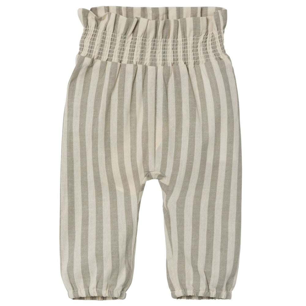 Dino Loose Pants Turtledove Baby, Lil Atelier