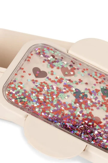Glitter lunch box heart