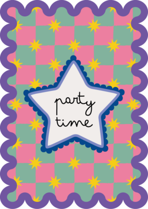 Kaart, party time, habitat