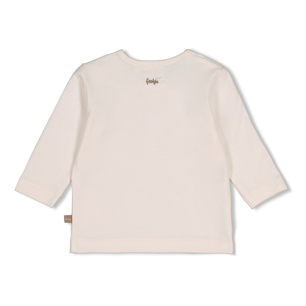 Longsleeve cream eikels, feetje